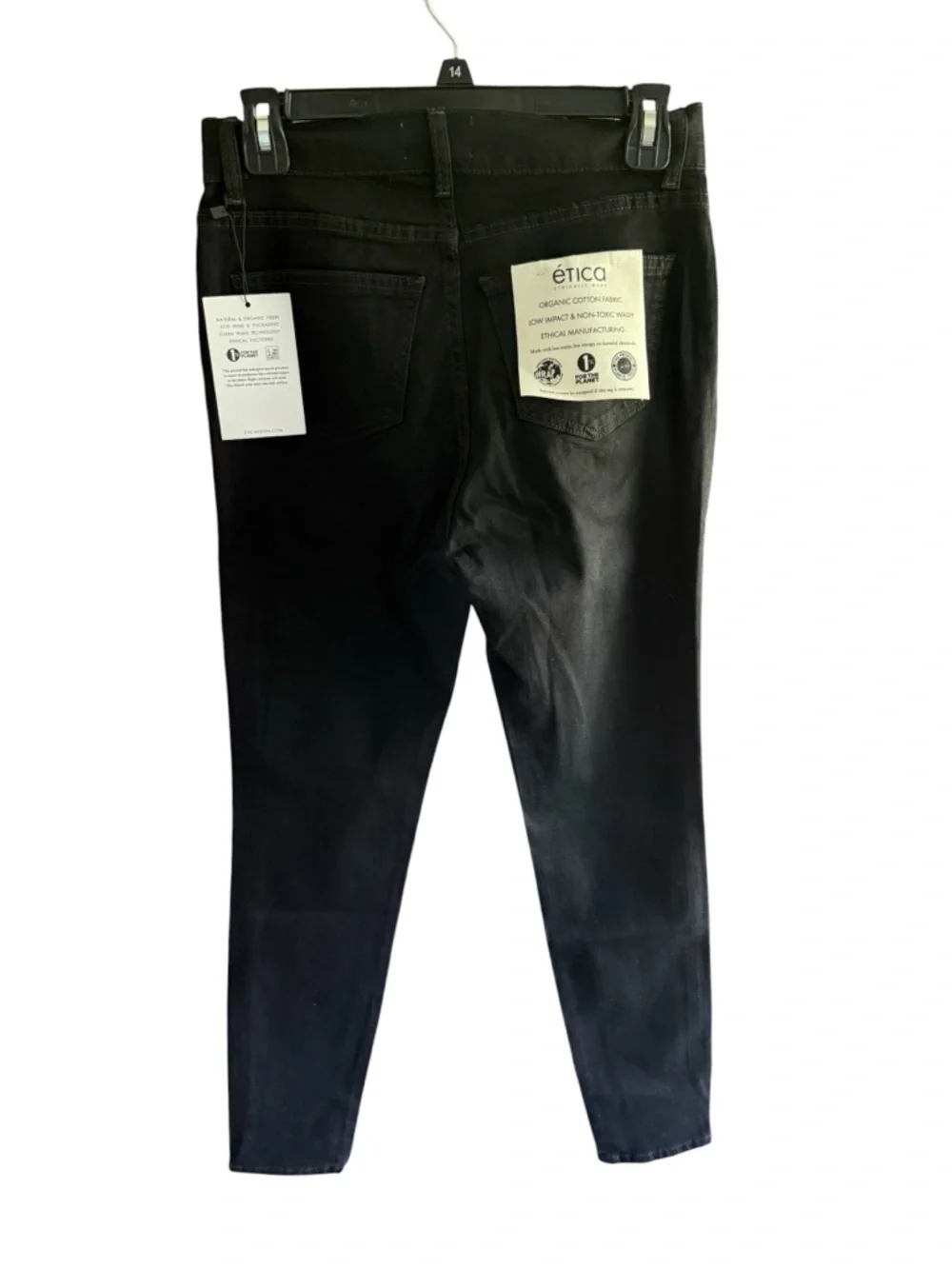Etica Women's Straight Leg Jeans - Black